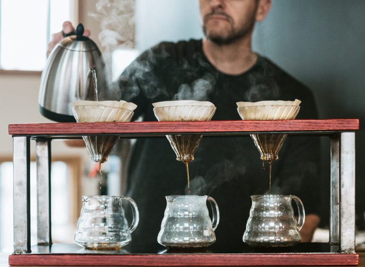 pour-over coffee