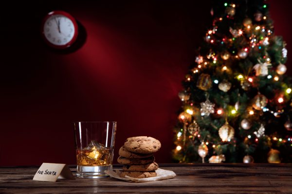 whiskey Christmas cookies