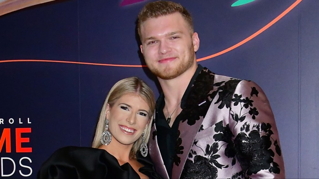 Aidan Hutchinson girlfriend Detroit Lions Alivia Callaghan