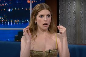 Anna Kendrick mushroom Stephen Colbert