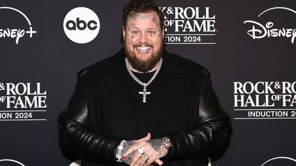Jelly Roll attends the 2024 Rock & Roll Hall Of Fame Induction Ceremony streaming on Disney+ at Rocket Mortgage Fieldhouse on October 19, 2024 in Cleveland, Ohio.
