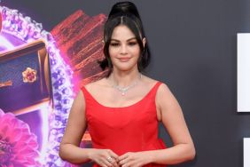 Selena Gomez coat London rare beauty