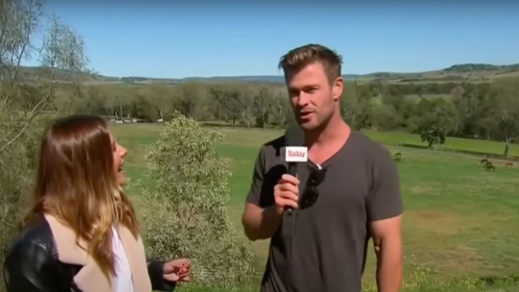 Chris Hemsworth the today show australia