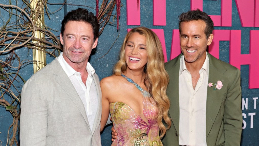 Hugh Jackman Blake Lively Ryan Reynolds