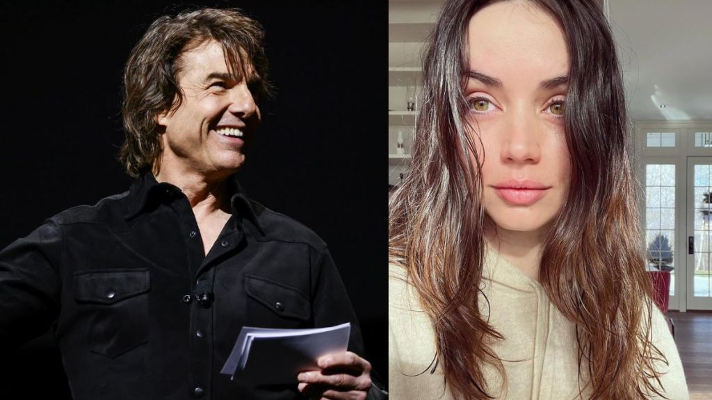 Tom Cruise Ana de Armas helicopter ride