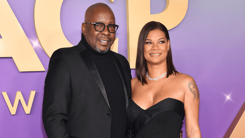 Bobby Brown and his wife