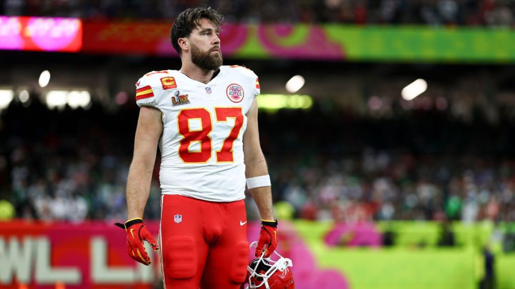 Travis Kelce Opts Not To Shed His Shirt After Back Hair Pic Goes Viral