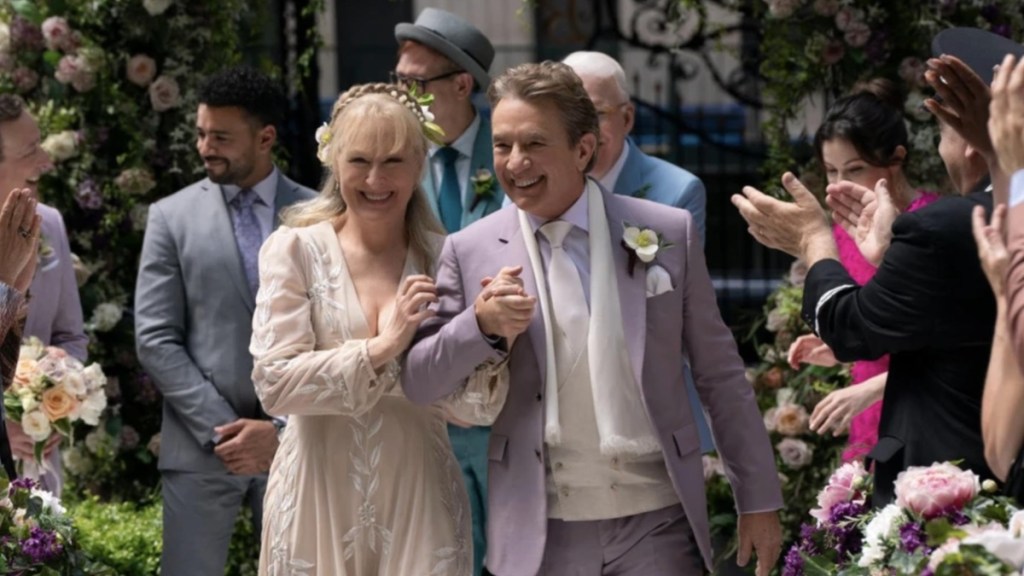 Meryl Streep Kisses Martin Short in NYC