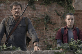 Pedro Pascal and Bella Ramsey in The Last of Us