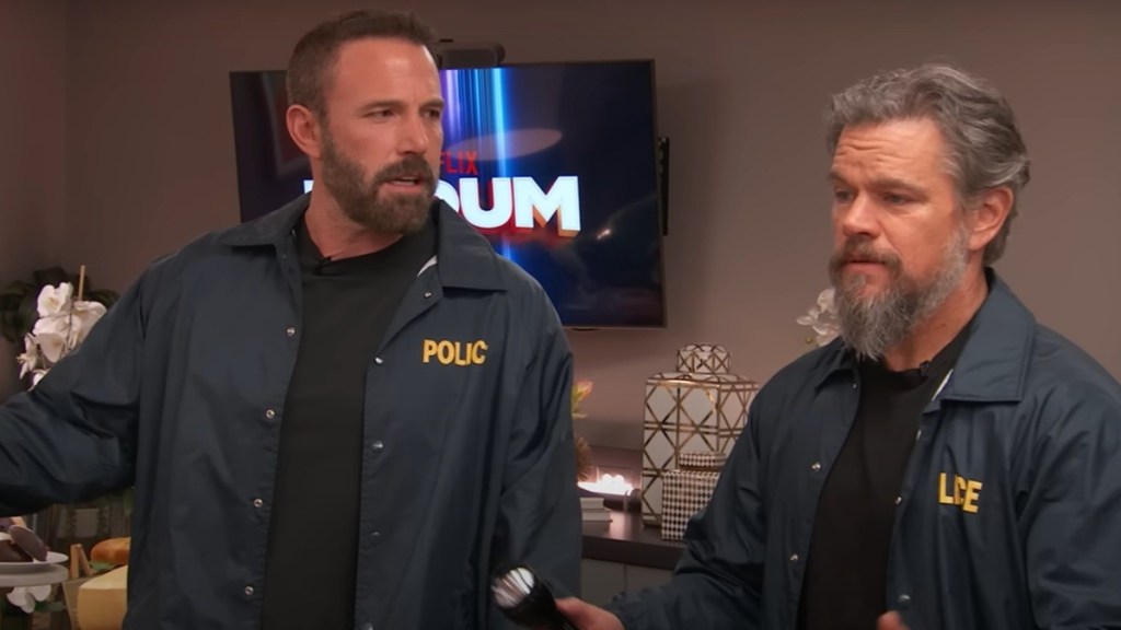 Ben Affleck Spotted Third Wheeling Matt Damon & Wife Luciana Barroso