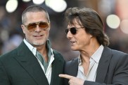 Tom Cruise & Brad Pitt Reunite at F1 London Premiere After Almost Two Decades
