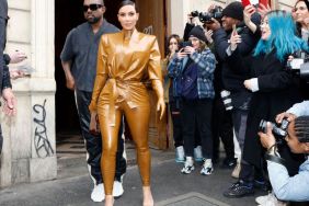 Kanye West Kim Kardashian North West