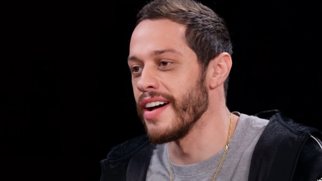 hot ones Pete Davidson teeth