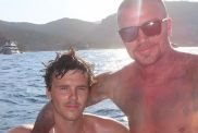 Cruz Beckham Poses in Speedo Alongside Dad David Beckham 
