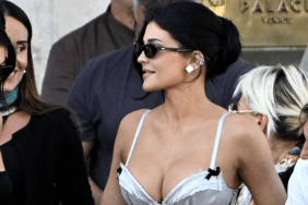 Kylie Jenner Shows Off Her Cleavage In Tiny Leopard Print Bikini