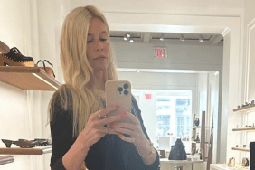 Claudia Schiffer Flaunts Her Toned Body in Plunging Swimsuit 