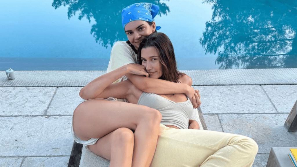 Kendall Jenner and Hailey Bieber