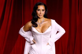 Kim Kardashian Flaunts Her Curves in Plunging Bra-Top During Gelato Outing