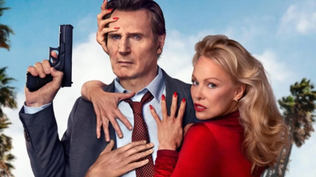The Naked Gun Ad Fuels Liam Neeson & Pamela Anderson Dating Reports