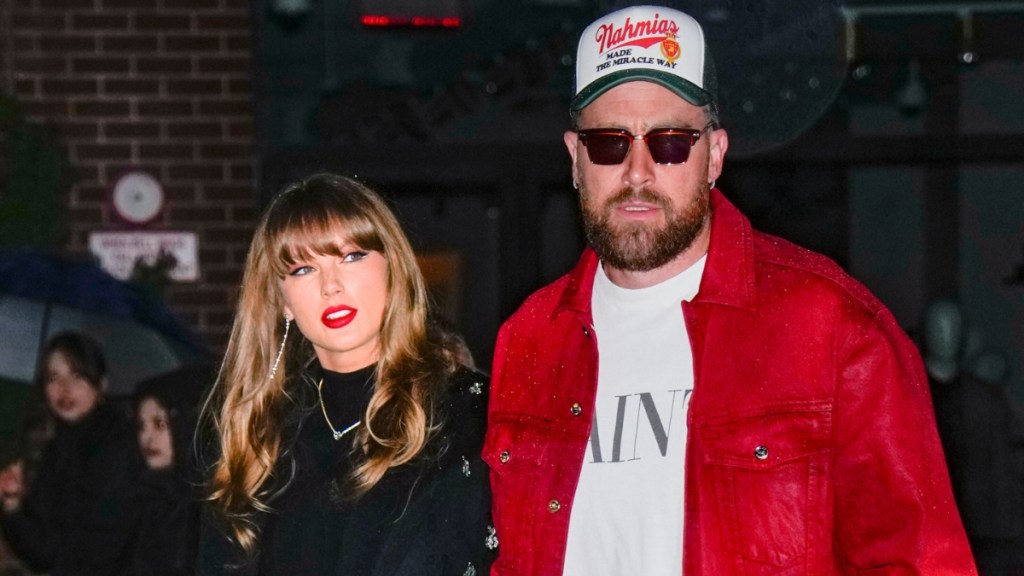 Travis Kelce Screams As Taylor Swift Announces New Album 'The Life of a Showgirl'