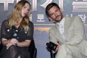 Jonathan Bailey Bites Scarlett Johansson's Neck in New Photo