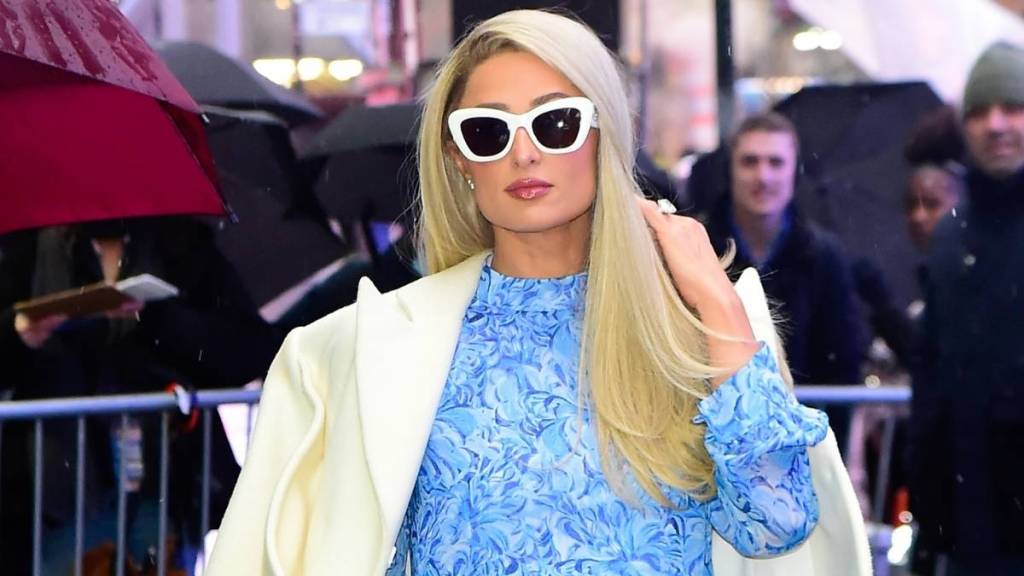 Photos: Paris Hilton Looks Like Elsa in Her Dress for Selena Gomez's Wedding, Fans Say
