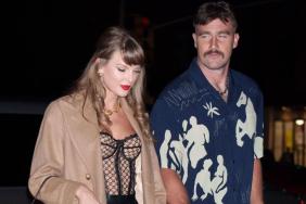 Taylor Swift's Miniskirt & Vest Combo Outshines Every Date Night Outfit