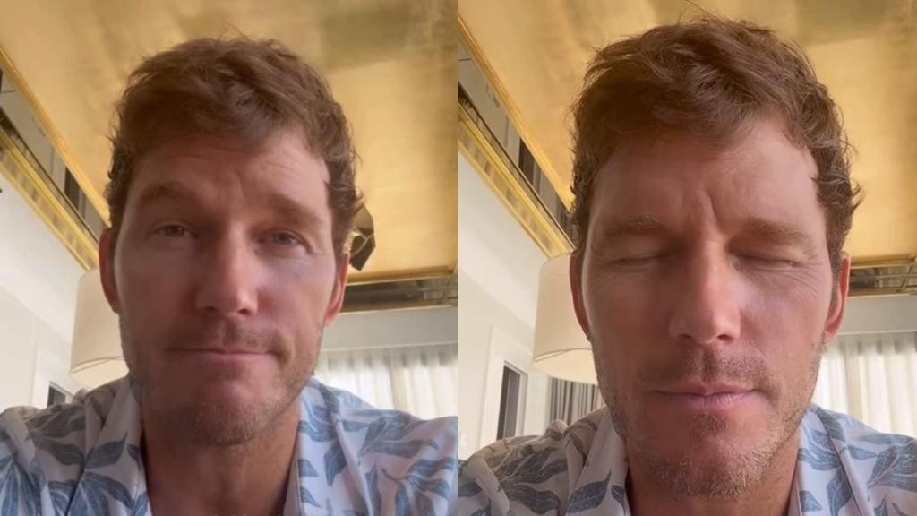 Chris Pratt Roasted for Not Closing His Eyes in Prayer Video