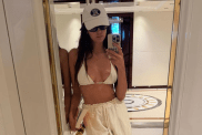 Nina Dobrev Rocks Cut-Out Swimsuit While Vacationing With Zac Efron