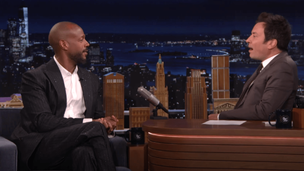 Him Star Marlon Wayans Makes Fun of Jimmy Fallon for Licking a Cigar