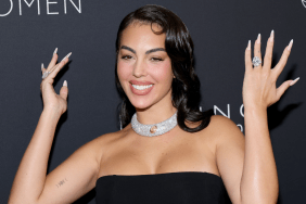 Cristiano Ronaldo's Fiancee Georgina Rodriguez Rocks Mini Black Dress in NYC