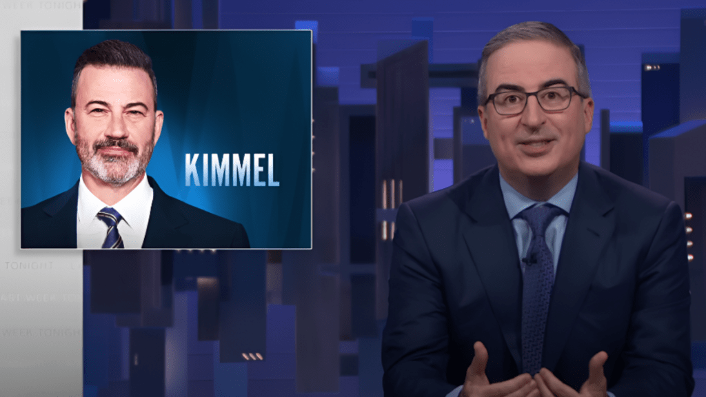 John Oliver Had This to Say About Jimmy Kimmel's Suspension