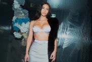 Kim Kardashian's Silk Bra Top Turns Heads in Italy