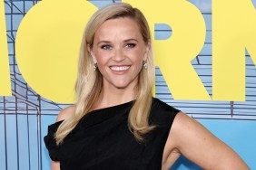 Reese Witherspoon Shows Off Timeless Style in Thigh-High Slit Black Dress