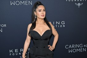 Salma Hayek's Daring Neckline Black Dress Deserves a Double Take