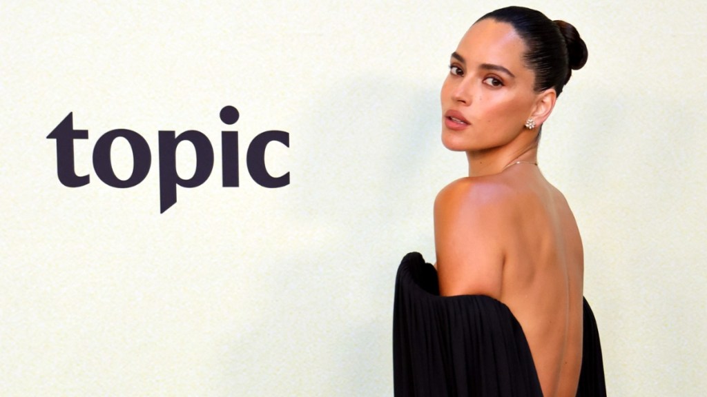 Jason Momoa's Girlfriend Adria Arjona Wearing Black Dress Deserves Second Glance