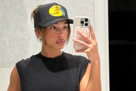 Lori Harvey Showcases Her Toned Abs in Black Bikini