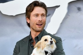 Glen Powell's Dog Steals the Spotlight As They Arrived For Jimmy Kimmel 