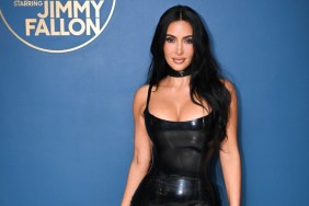 Kim Kardashian in Latex Dress With Bold Neckline Will Make You Look Twice