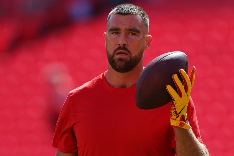 Travis Kelce Hugging DeAndre Hopkins Post-Game Catches Fans Attention