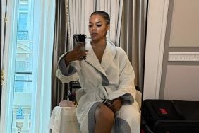 Teyana Taylor Posing in Bathrobe Has Fans Saying 'Face Card Never Declines'