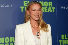 Scarlett Johansson Gives Businesswear a Lacey Twist in NYC Photos