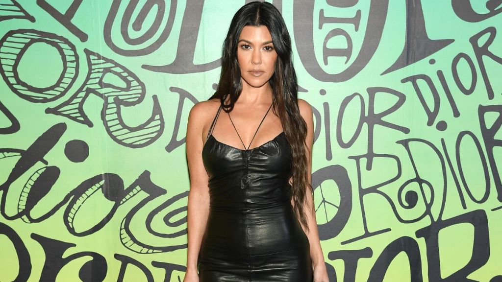 Kourtney Kardashian Gives Polka Dots a Daring Twist in Curve-Hugging Dress Photos