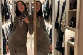 Irina Shayk Lives up to Her Name With Snug Dress at US Open 2025
