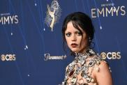 Photos: Jenna Ortega Rocks Chunky Jewelry as a Top at the 2025 Emmys