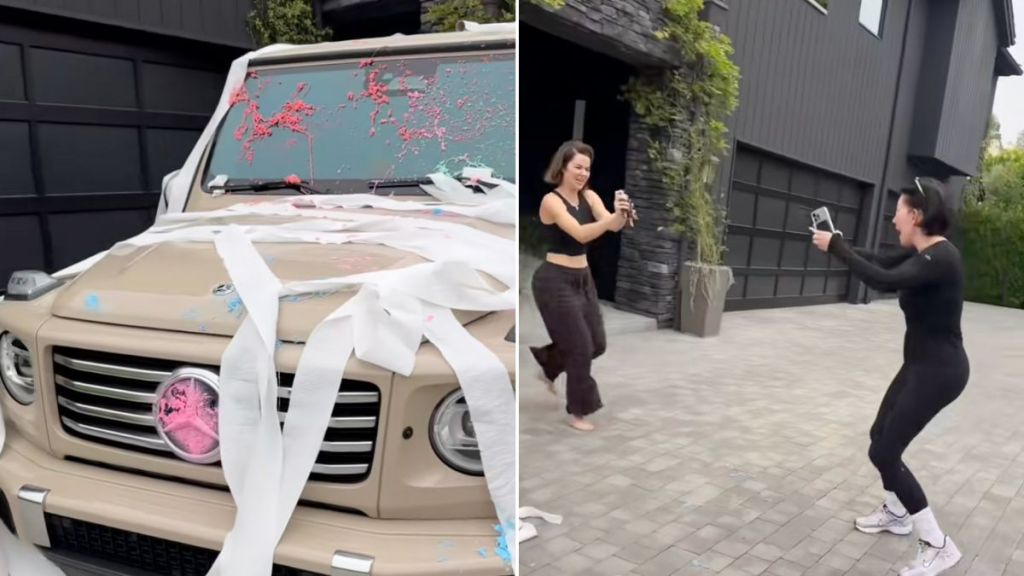 Video: Kylie Jenner Chases Khloe Kardashian After Spotting Her Car Covered in Toilet Paper