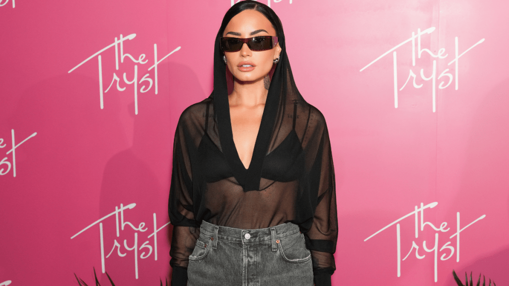 Demi Lovato's New Photo Is All About a Naked Dress