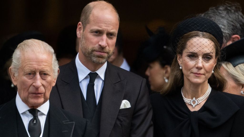 Photo: Kate Middleton & King Charles' Sweet Bond Was on Display at Royal Funeral