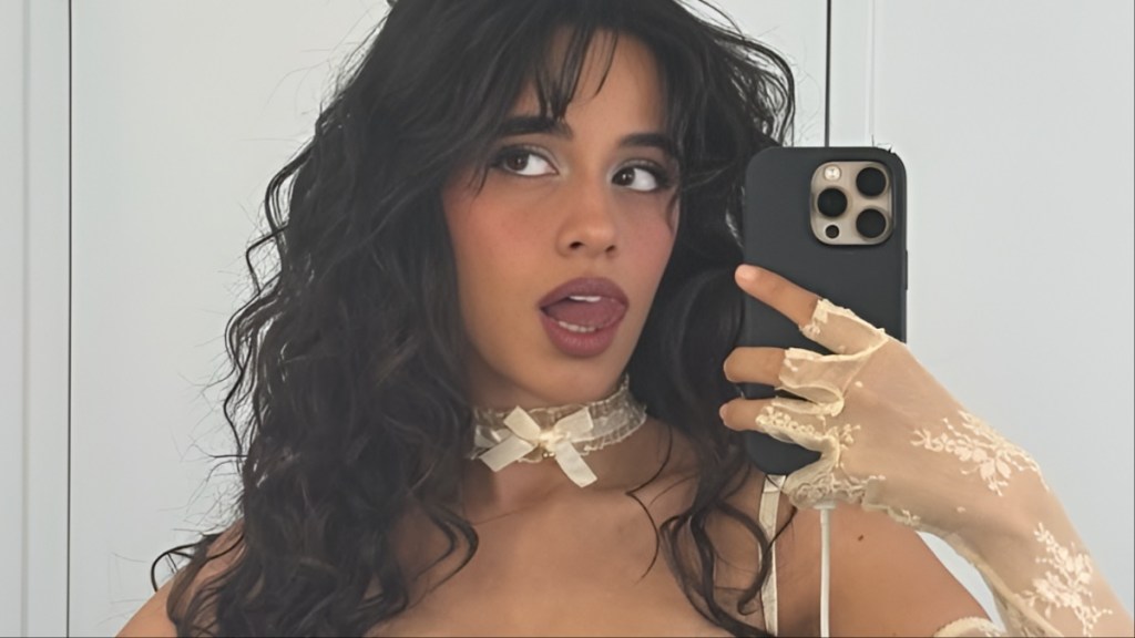 camila cabello corset instagram