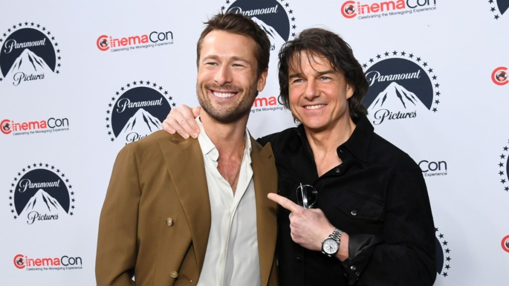 glen powell the running man tom cruise stunts